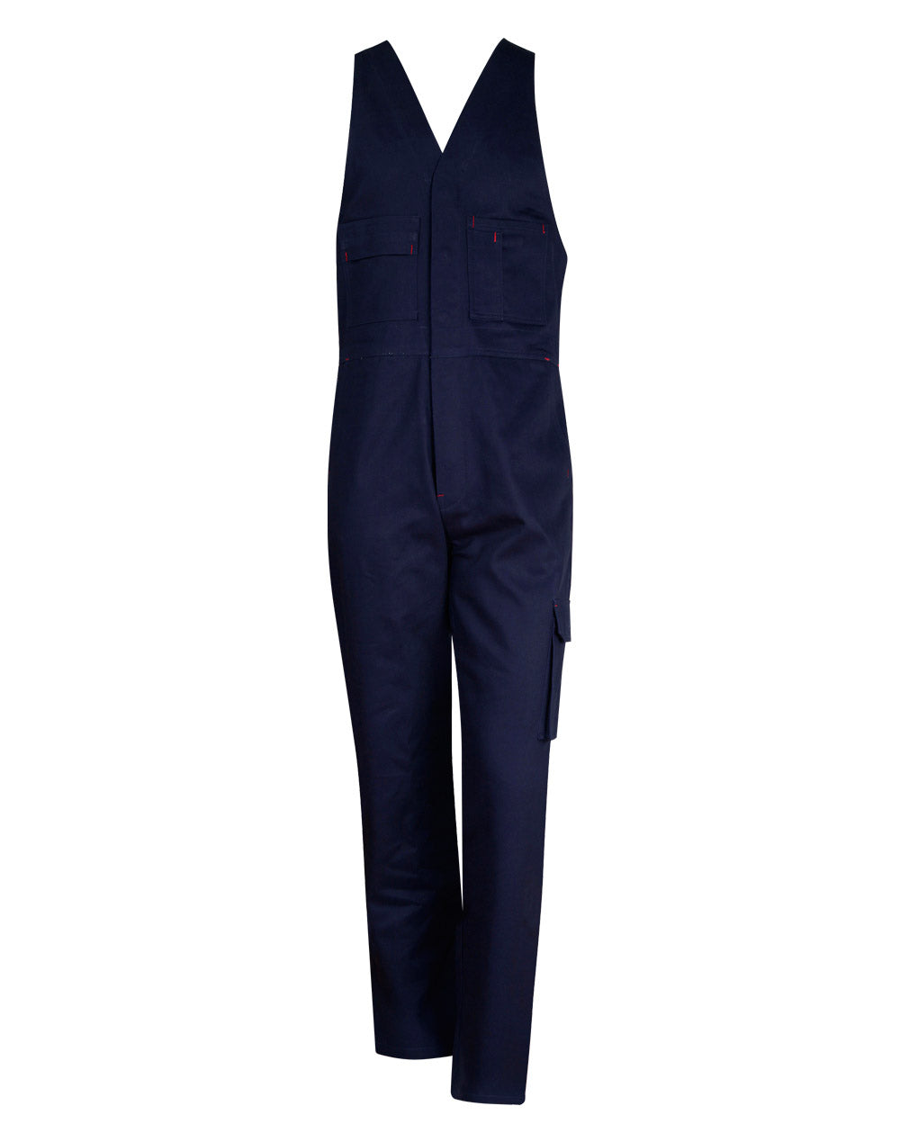 Men's Cotton Drill Action Back Overall-Regular - WA01 - Navy
