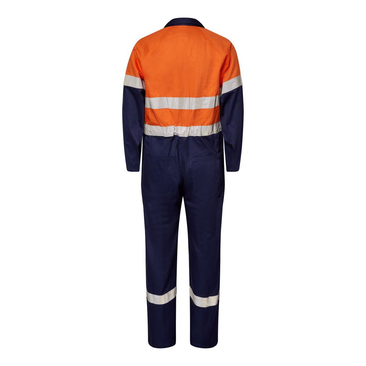 Light Weight Hi Vis Cotton Drill Reflective Coverall - view