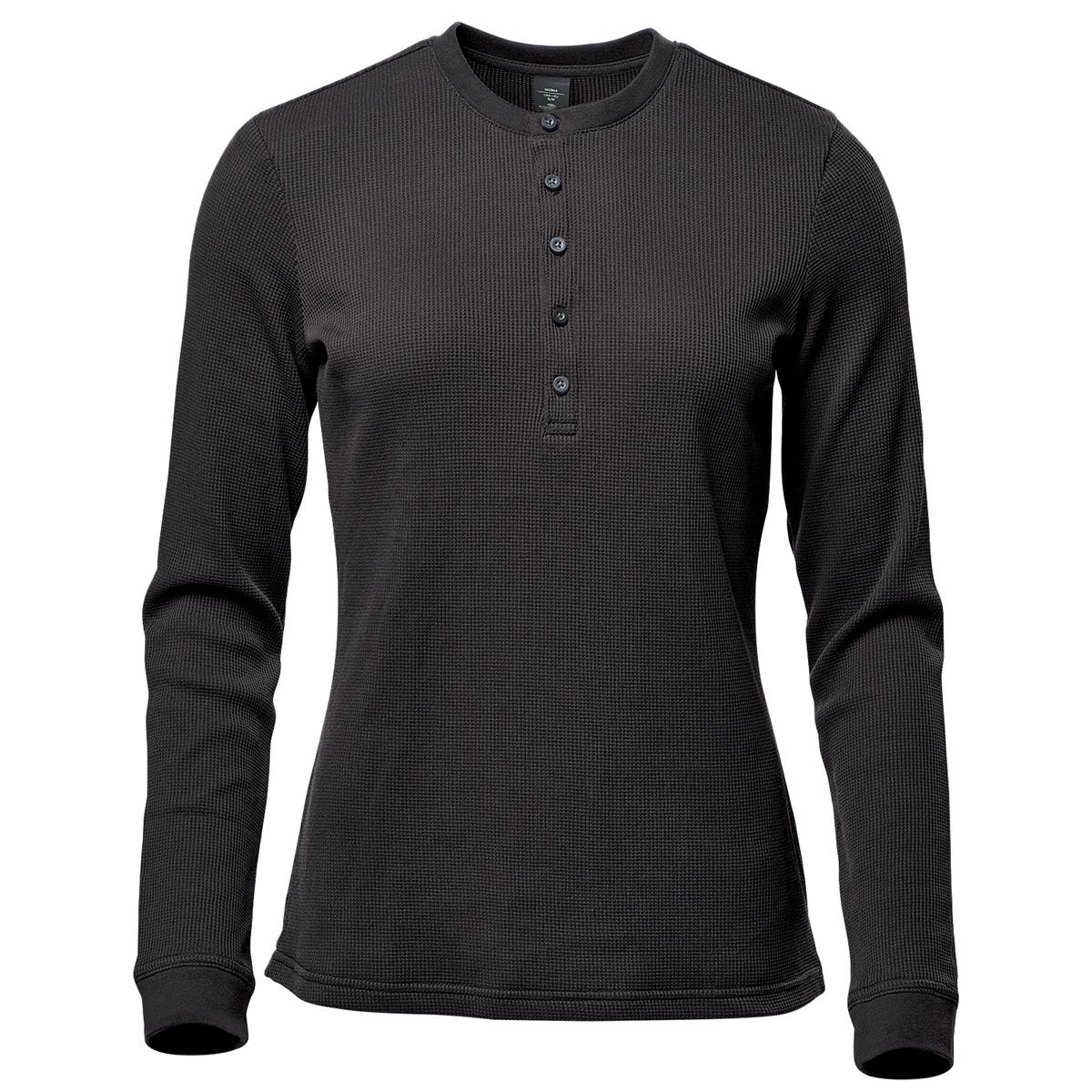 Women's Ashburn Henley - Graphite - Front