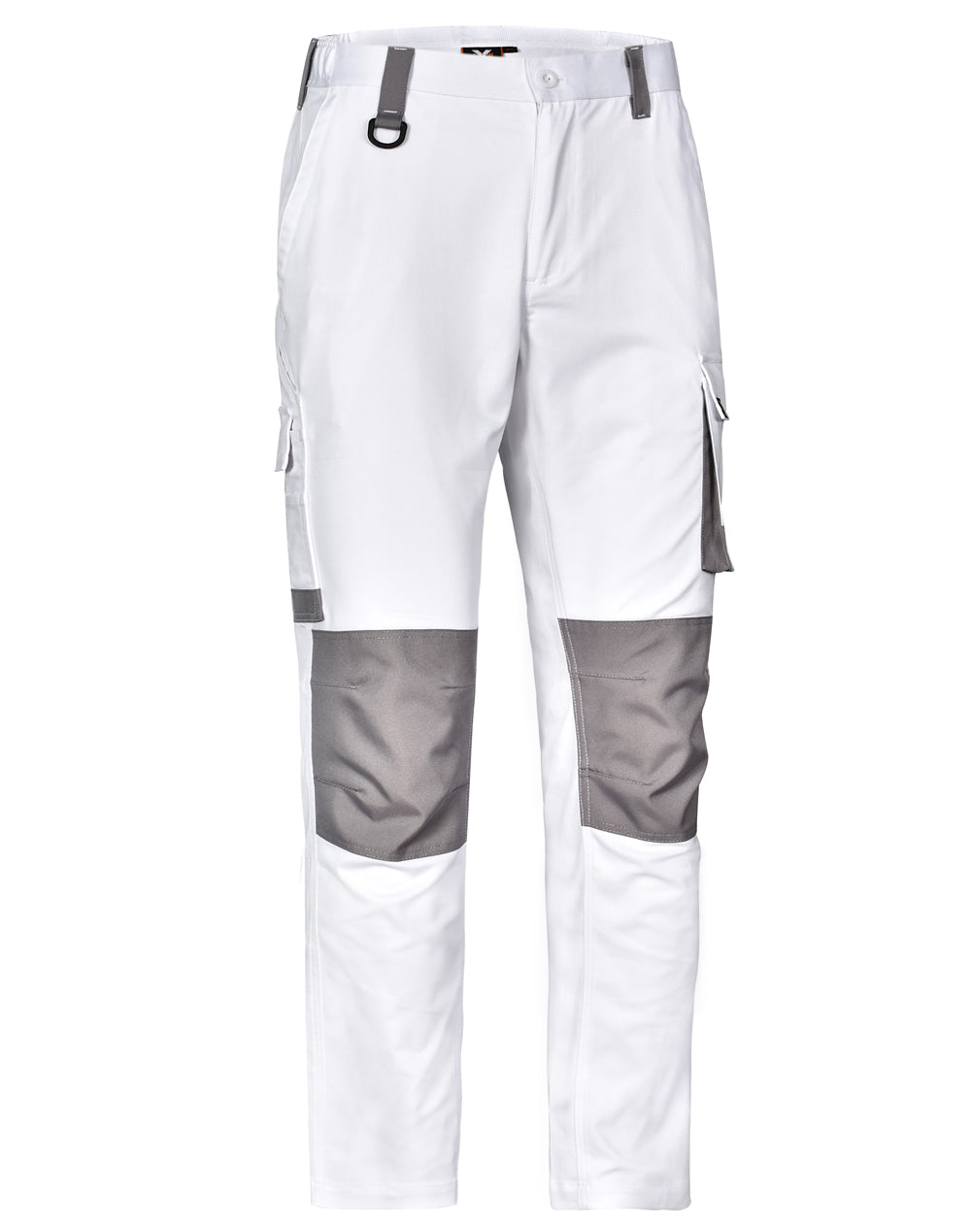 Unisex Utility Stretch Cargo Work Pants - WP05 - White