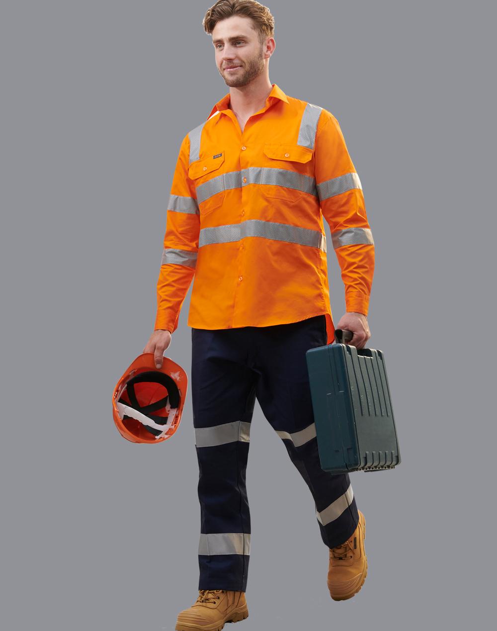 Aiw Drill pant pocket on leg with 3M Tapes WP07HV