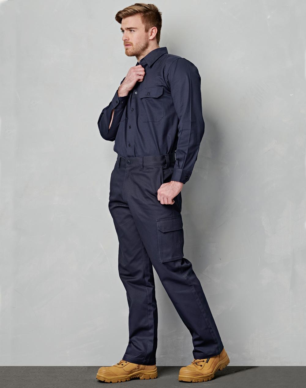 Aiw Drill Pant Pockets On Leg / Stout Fit WP08