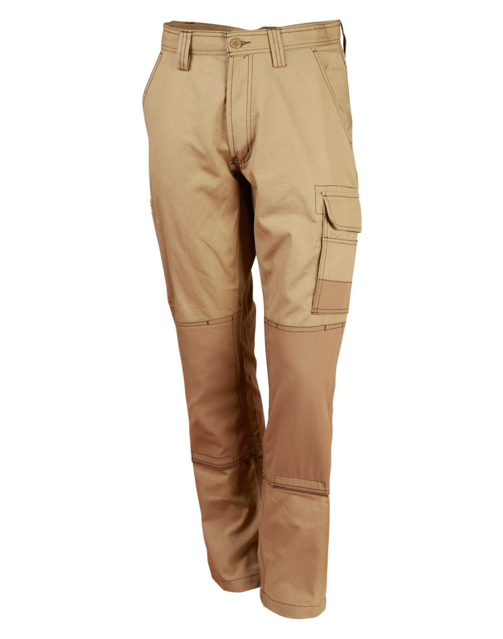 Light Weight Semi-Fitted Cordura Work Pants - WP20 - Khaki