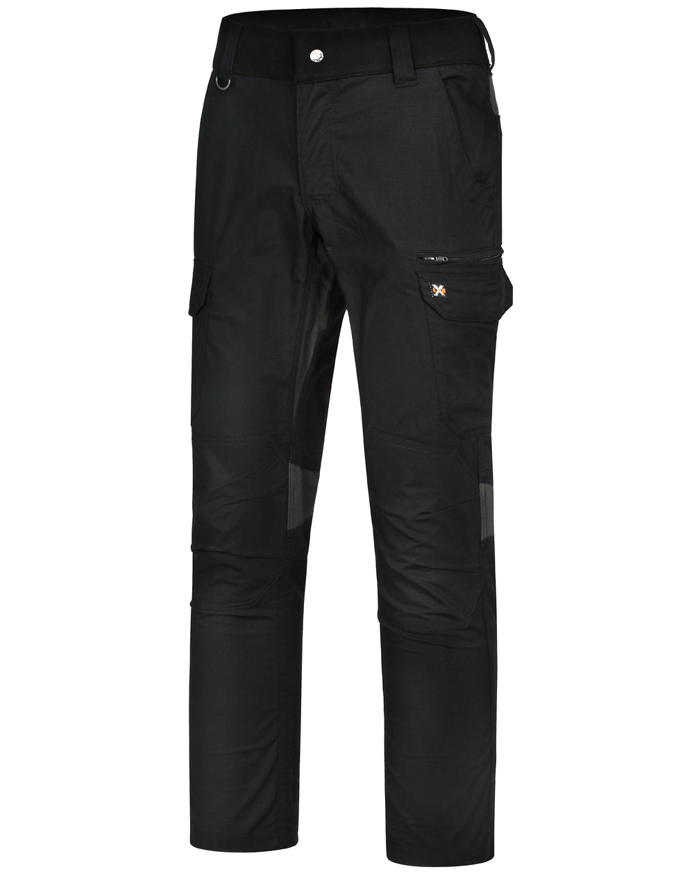 Rip-Stop Poly/Cotton Stretch Work Pants - WP24 - Black