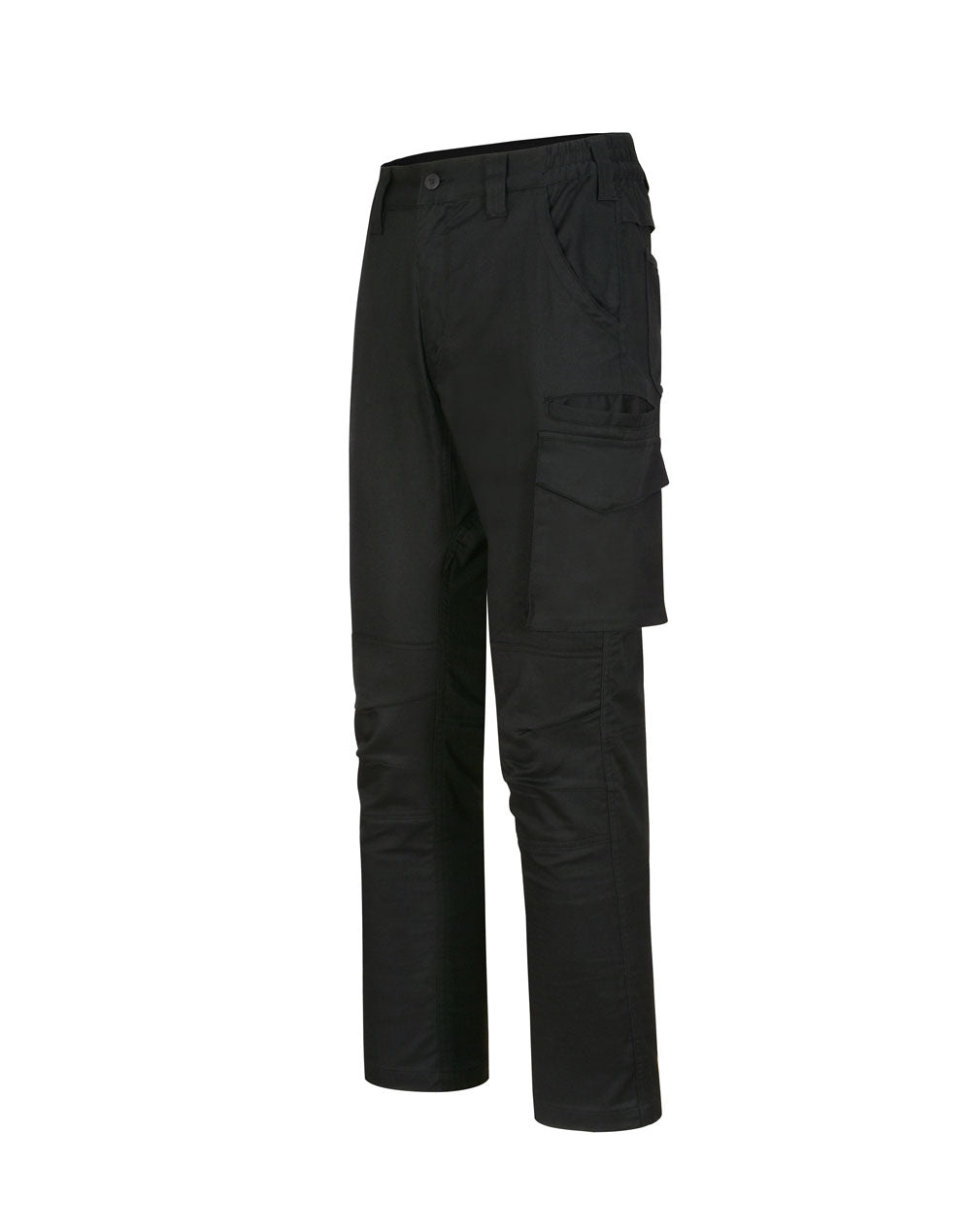 Unisex Cotton Stretch Ripstop Work Pants - WP26 - Black
