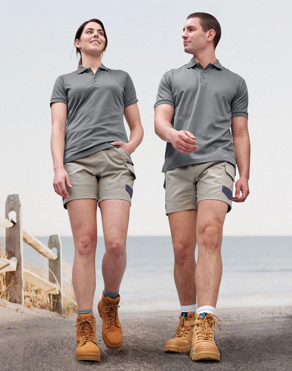 Aiwx Unisex Cotton Stretch Drill Short Work Shorts WP29