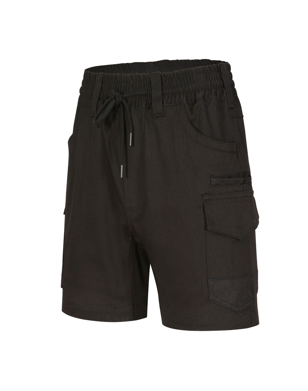 Unisex Cotton Stretch Drill Short Work Shorts - WP29 - Black