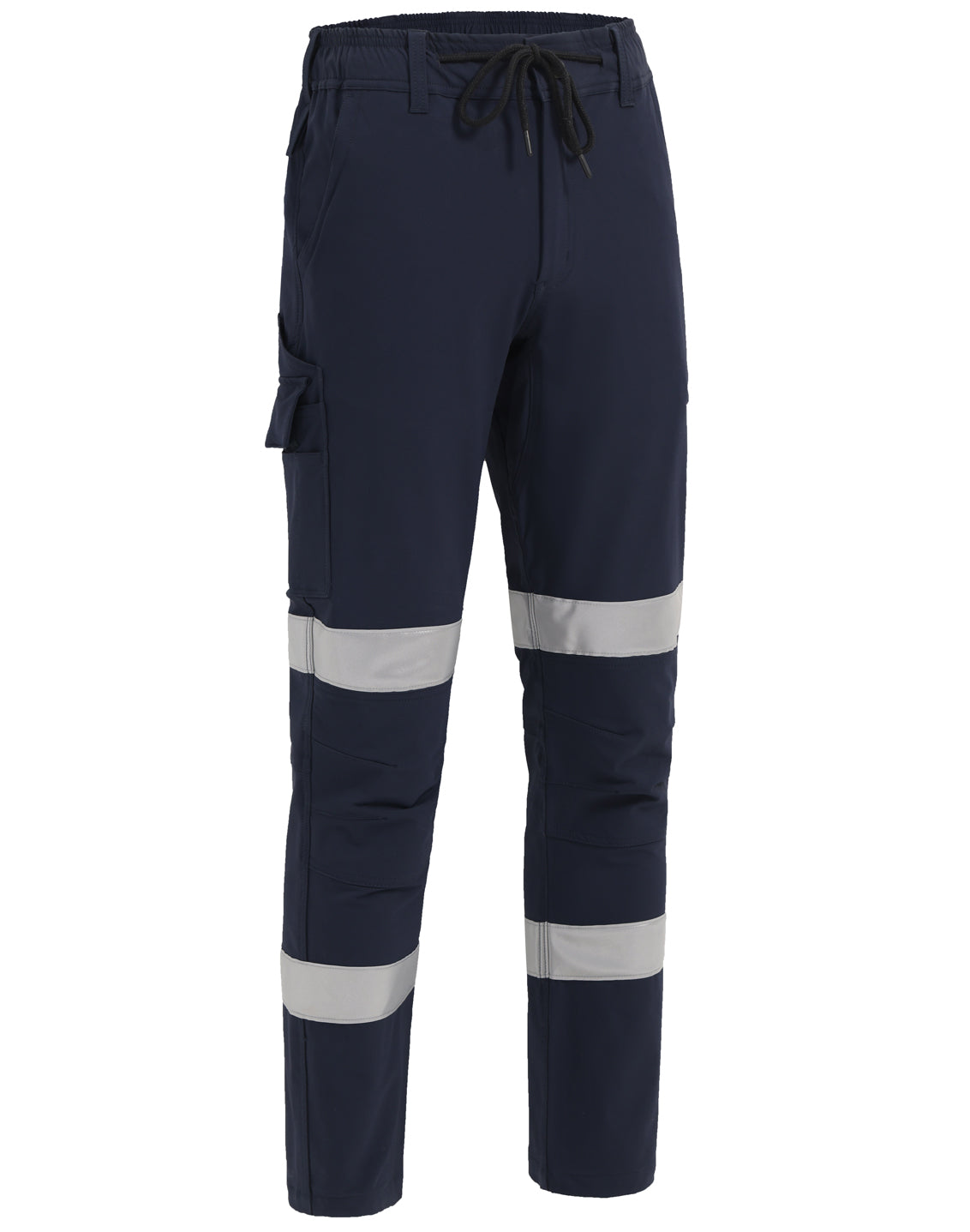 DWR Water Repellent Flexi Work Pants With Tapes - WP30HV - Navy