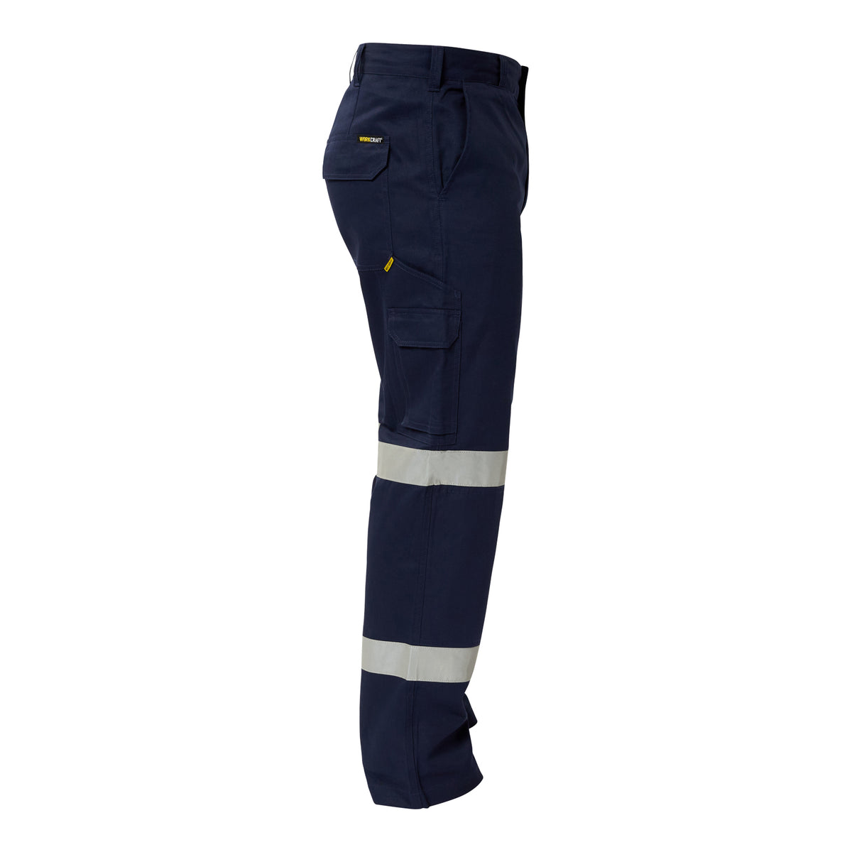 Reflective Mid-Wight Cargo Cotton Drill Trouser - view