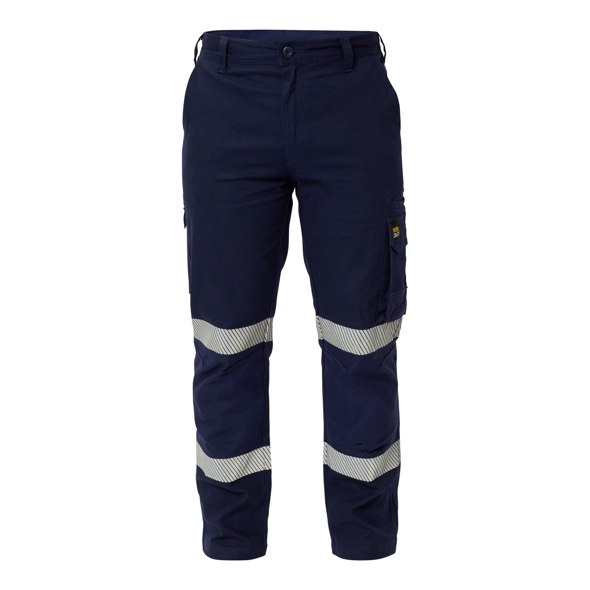 Stretch Cargo Pants With Segmented Tape
