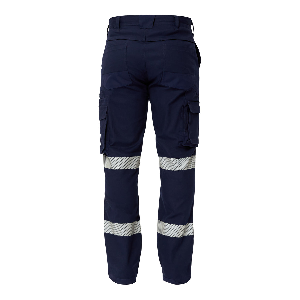 Stretch Cargo Pants With Segmented Tape - view