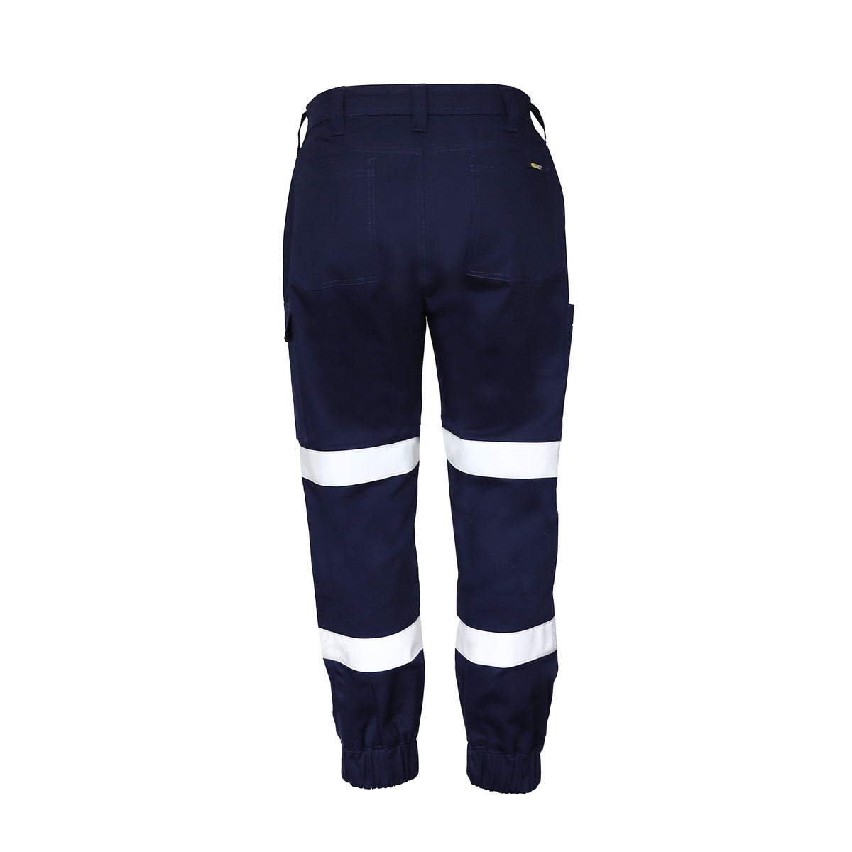 Men’s stretch drill cargo pant-tape & Cuffed hem - Back