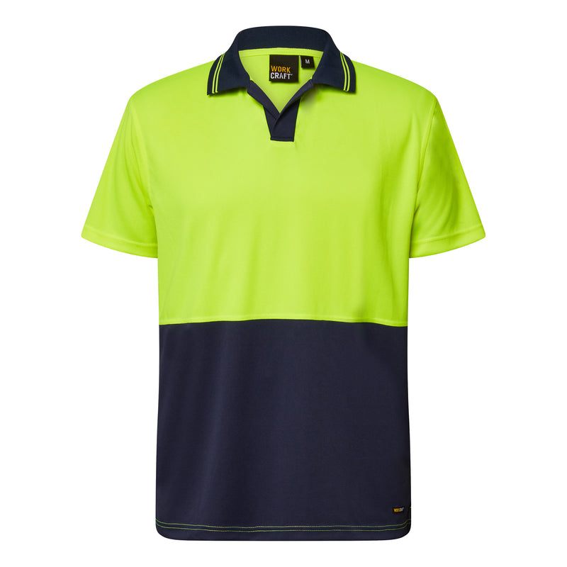 Hi Vis Short Sleeve Food Industry Micromesh Polo