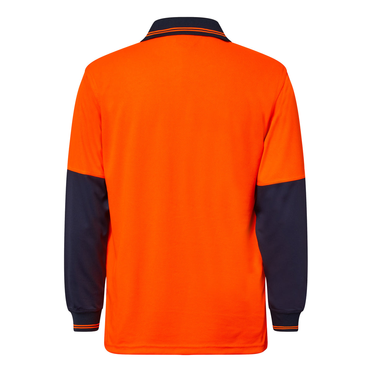 Hi Vis Long Sleeve Food Industry Micromesh Polo - view