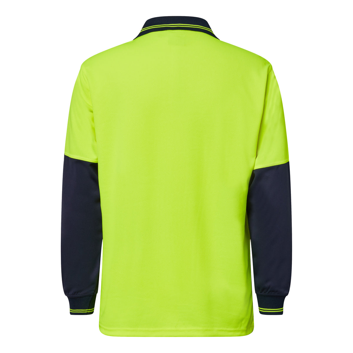 Hi Vis Long Sleeve Food Industry Micromesh Polo - view