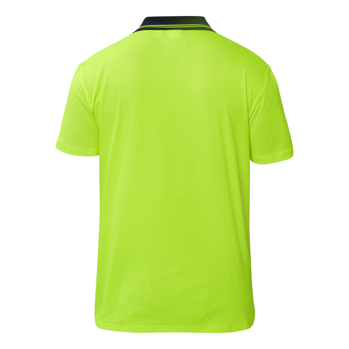 Hi Vis Short Sleeve Cotton Back Polo With Pocket - view