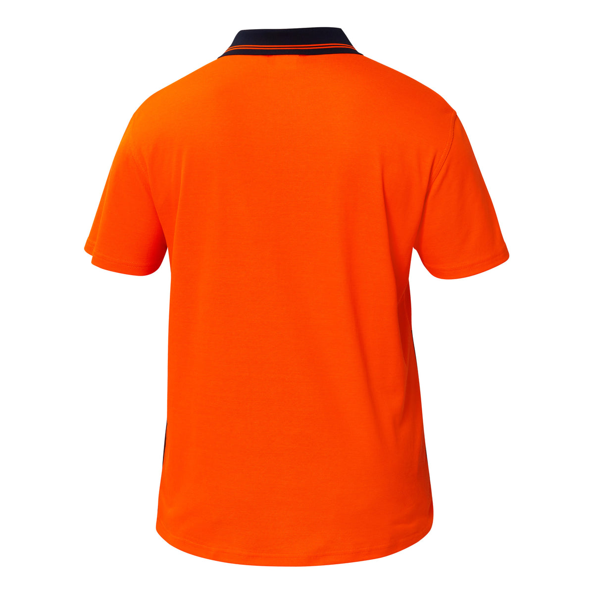 Hi Vis Short Sleeve Cotton Back Polo With Pocket - view