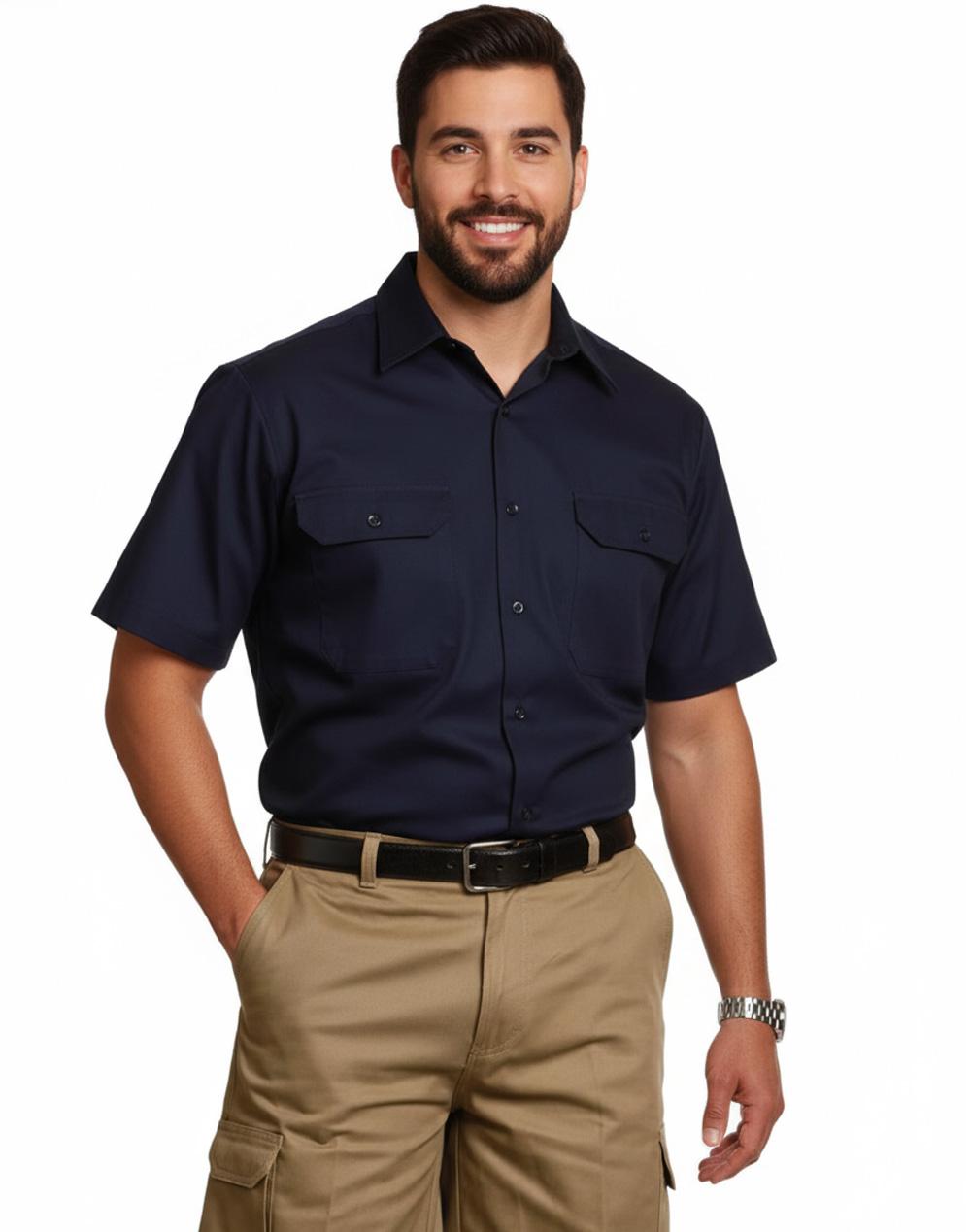 Aiw cool-breeze S/S cotton work shirt WT01