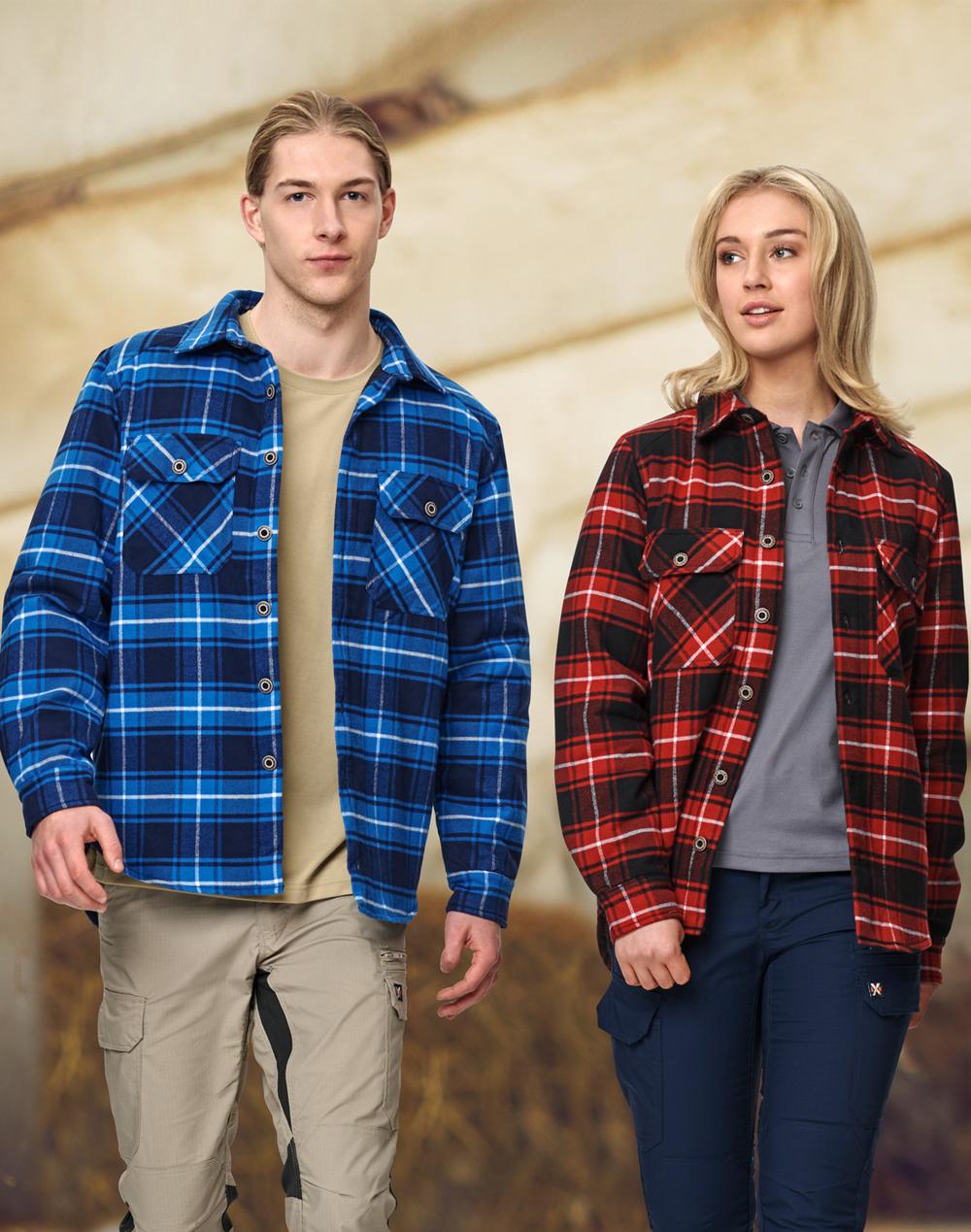 Aiwx Adults' Quilted Flannel Shirt WT07