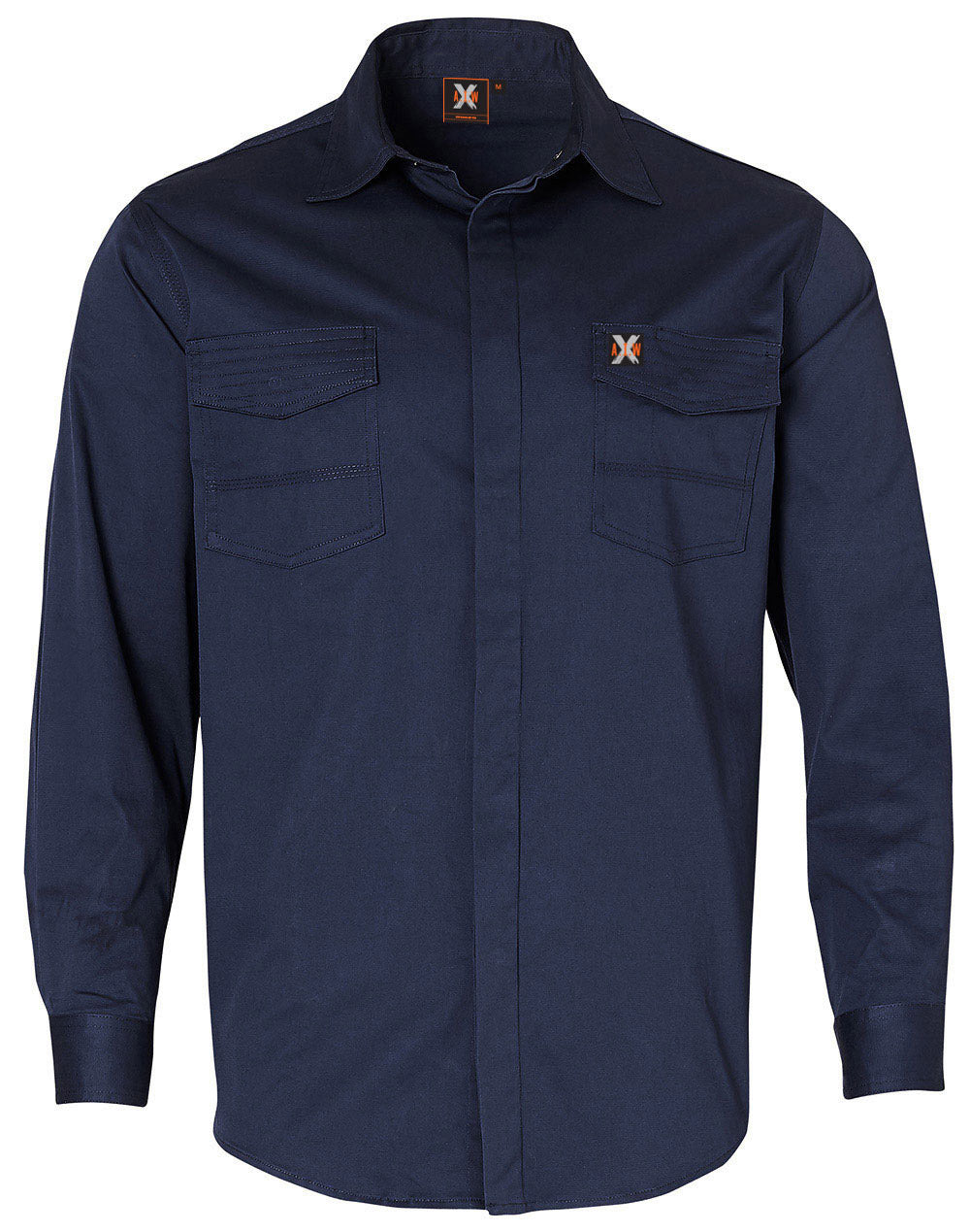 AIWX Workwear L/S Shirt - WT10 - Navy