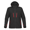 Men's Patrol Softshell - Black / Bright Red - Front