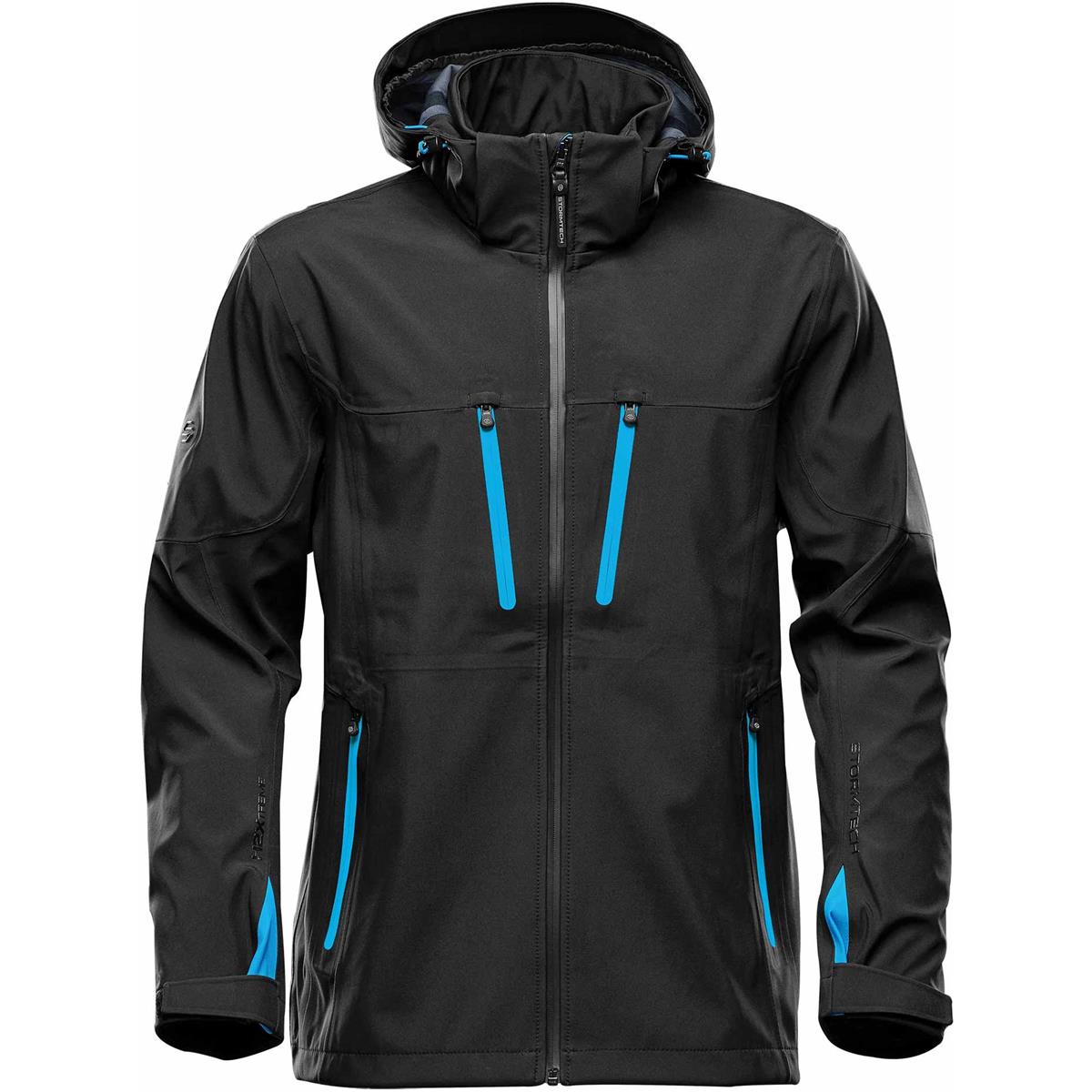 Black,Electric Blue