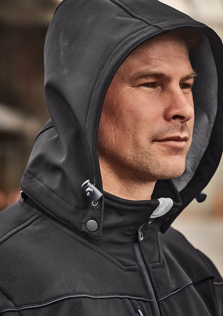 Unisex Streetworx 2 In 1 Stretch Softshell Jacket - Black - Model