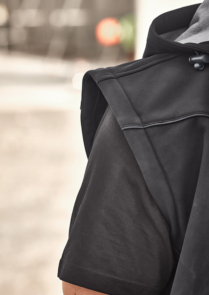 Unisex Streetworx 2 In 1 Stretch Softshell Jacket - Black - Model