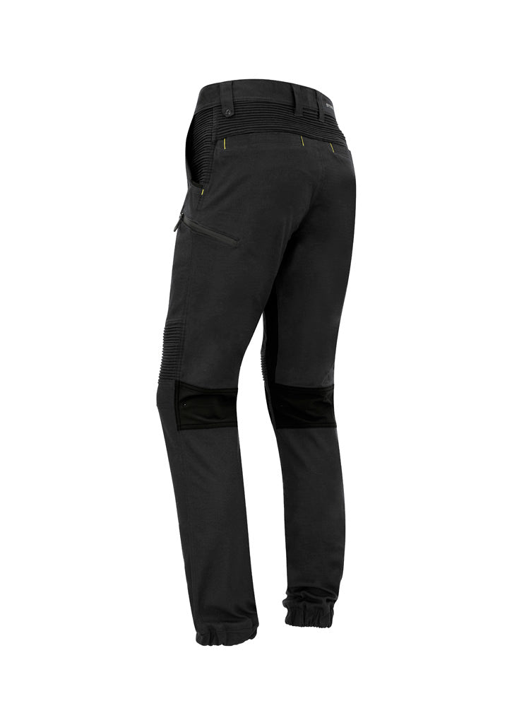 Mens Streetworx Stretch Pant - Cuffed - Charcoal - Back