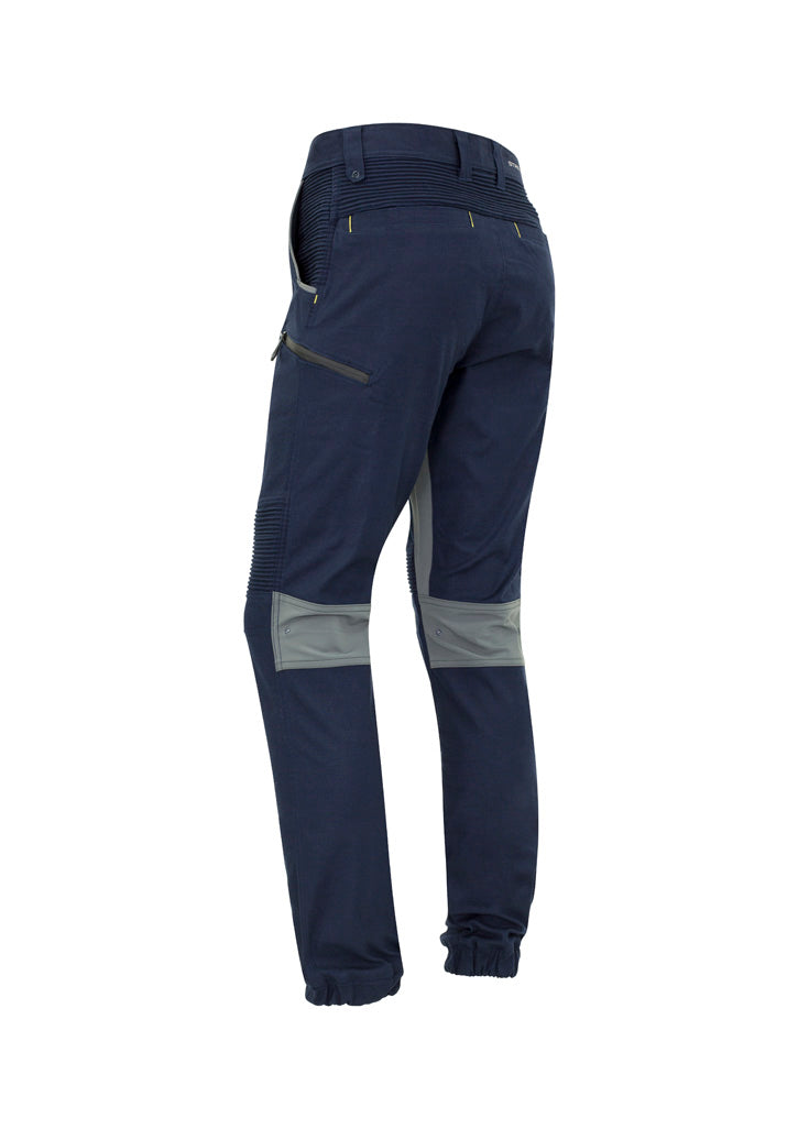 Mens Streetworx Stretch Pant - Cuffed - Navy - Back