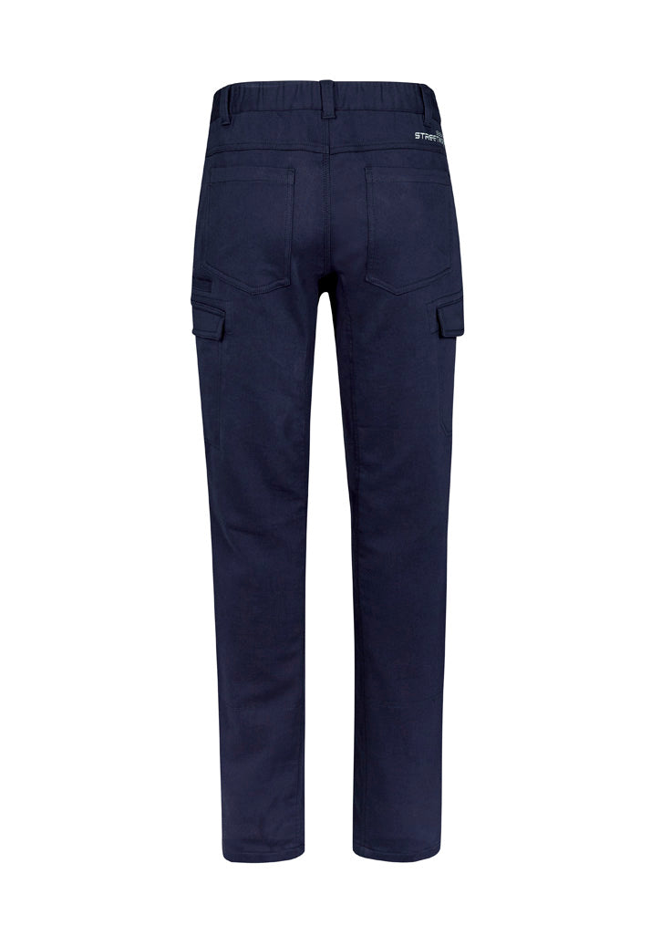 Mens Streetworx Comfort Pant - Navy - Back