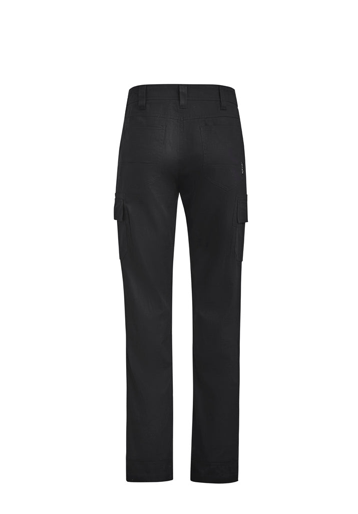 Mens Lightweight Drill Cargo Pant - Black - Back