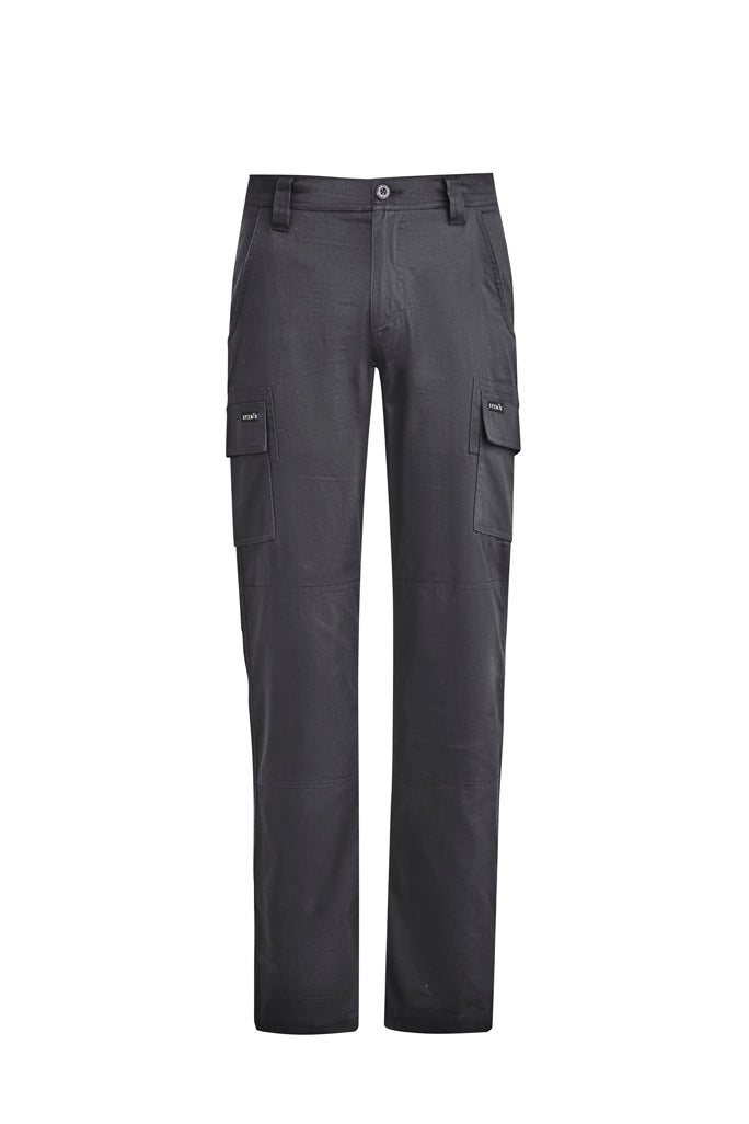 Mens Lightweight Drill Cargo Pant - Charcoal - Front