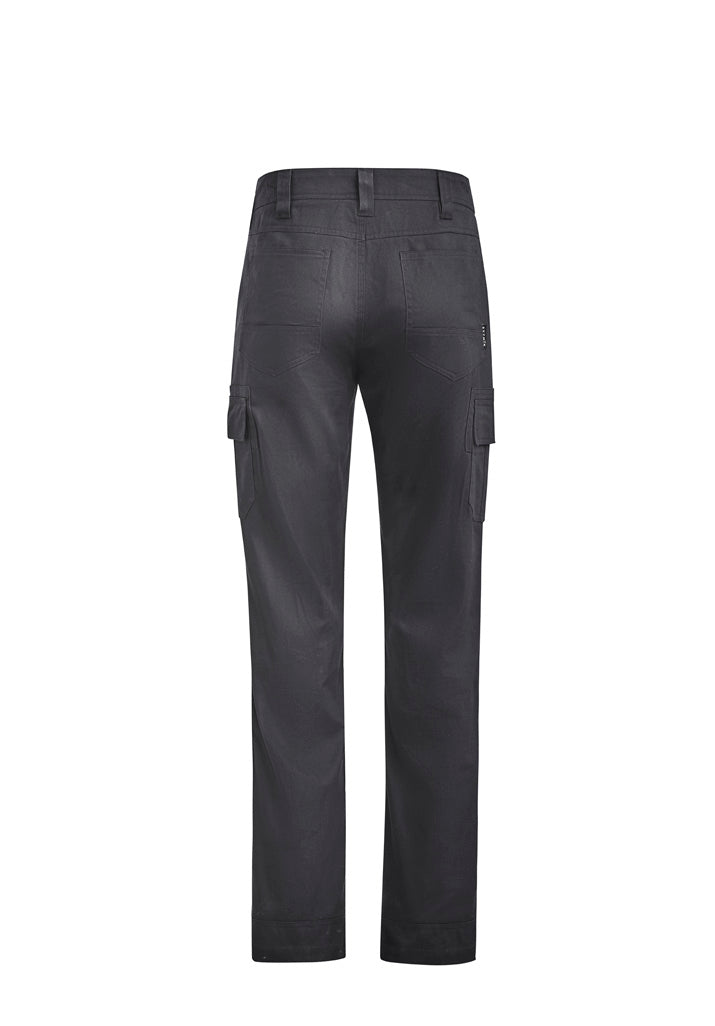 Mens Lightweight Drill Cargo Pant - Charcoal - Back