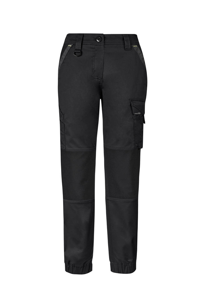 Womens Streetworx Tough Pant - Black - Front