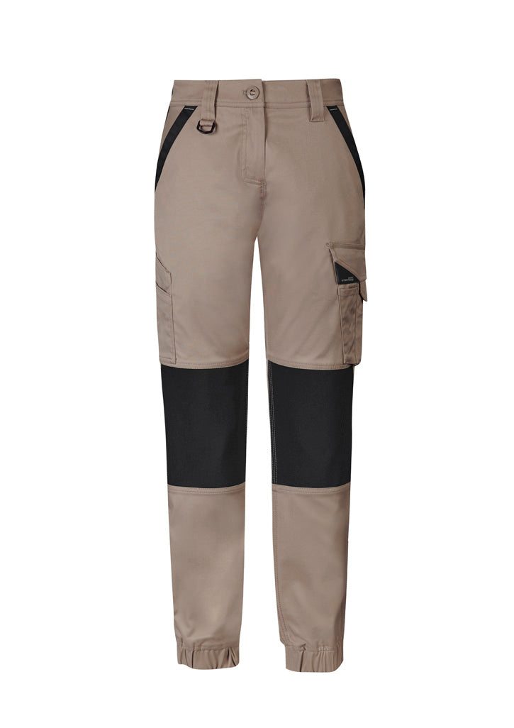 Womens Streetworx Tough Pant - Khaki - Front