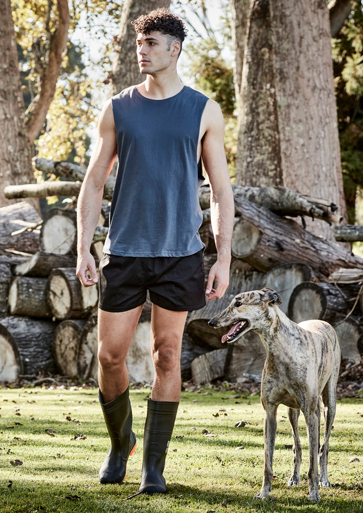 Mens Rugby Short - Black - Model