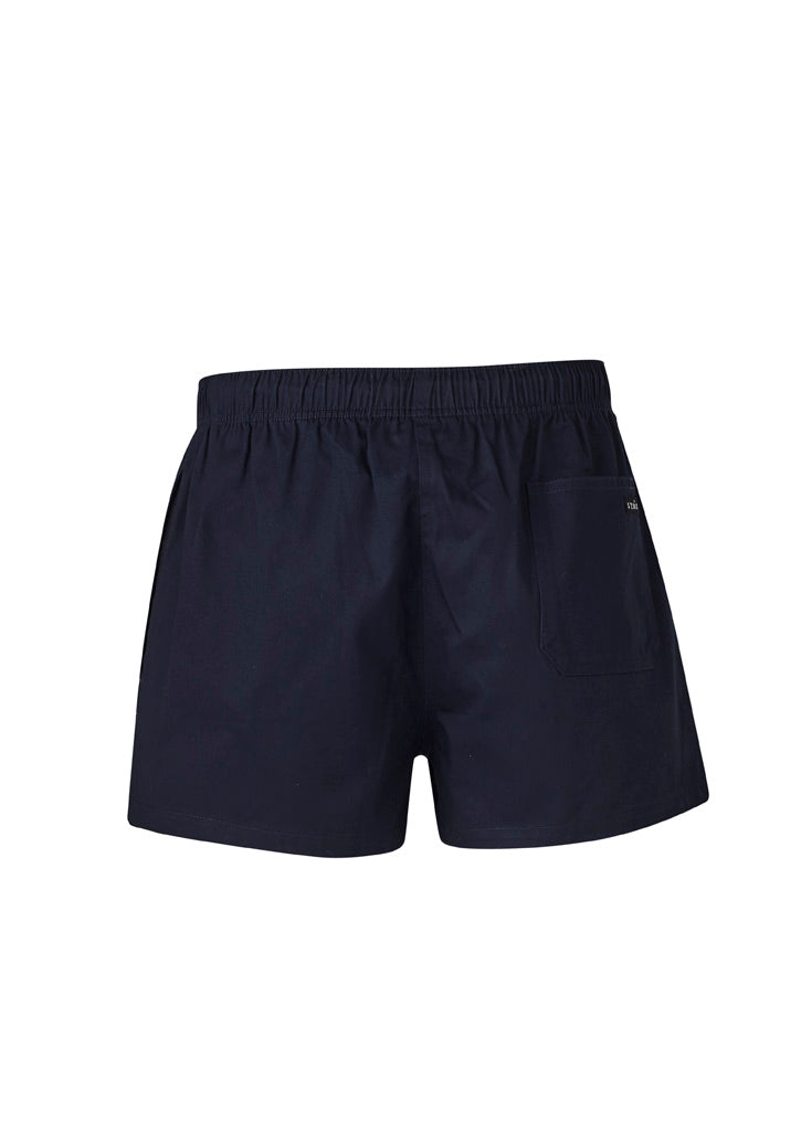 Mens Rugby Short - Navy - Back
