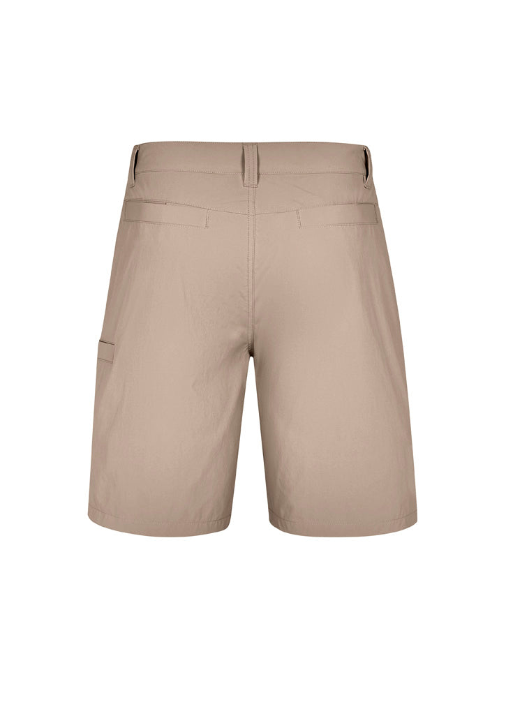 Mens Lightweight Outdoor Short - Khaki - Back