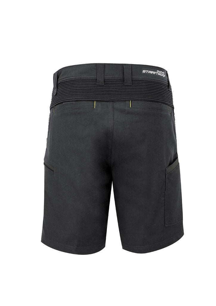 Mens Streetworx Stretch Short - Charcoal - Back