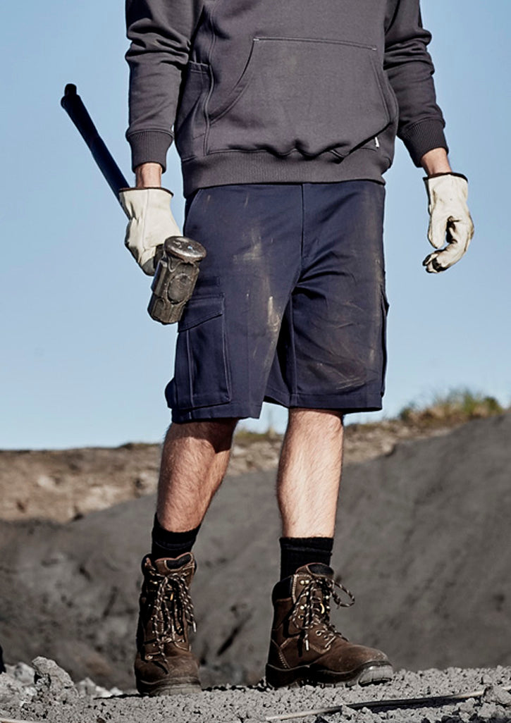 Mens Basic Cargo Short - Navy - Model