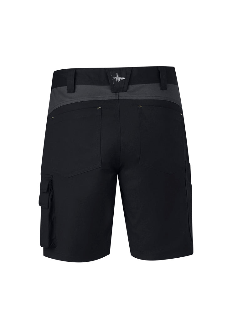 Mens Streetworx Tough Short - Black - Back