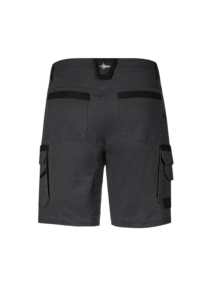 Mens Streetworx Heritage Short - Charcoal - Back