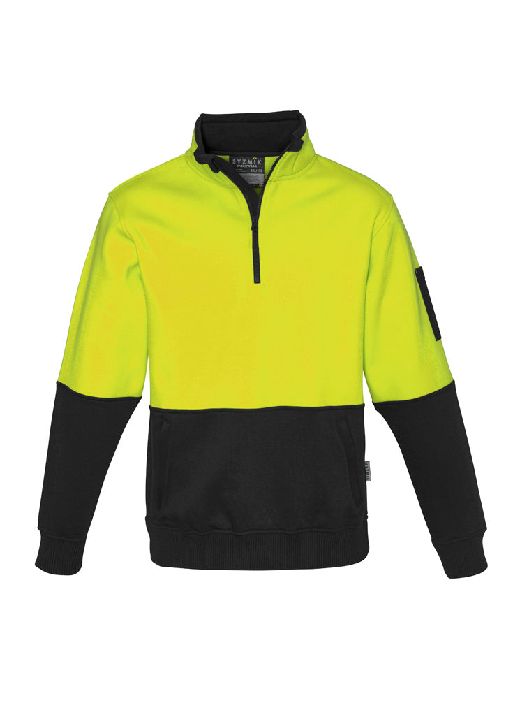 Unisex Hi Vis 1/2 Zip Pullover | Syzmik ZT476 | Custom Logo
