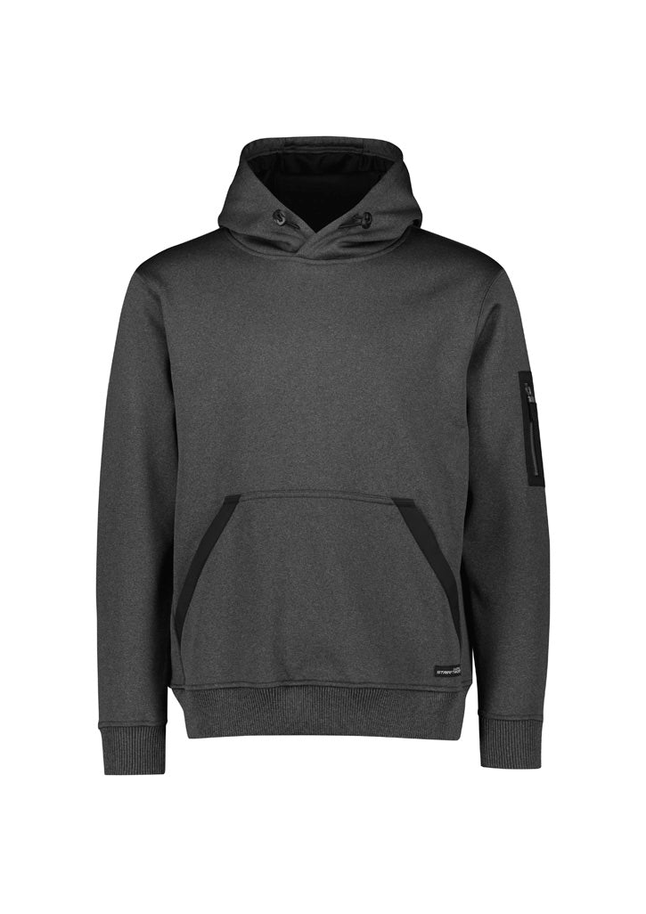Unisex Water Resistant Hoodie - Charcoal Marle - Front