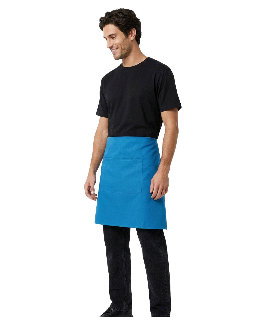 Short Waist Apron - 100% cotton canvas - view