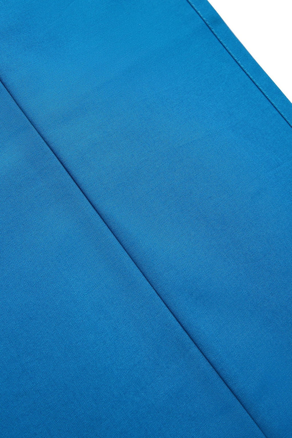 Short Waist Apron - 100% cotton canvas - Azure - View