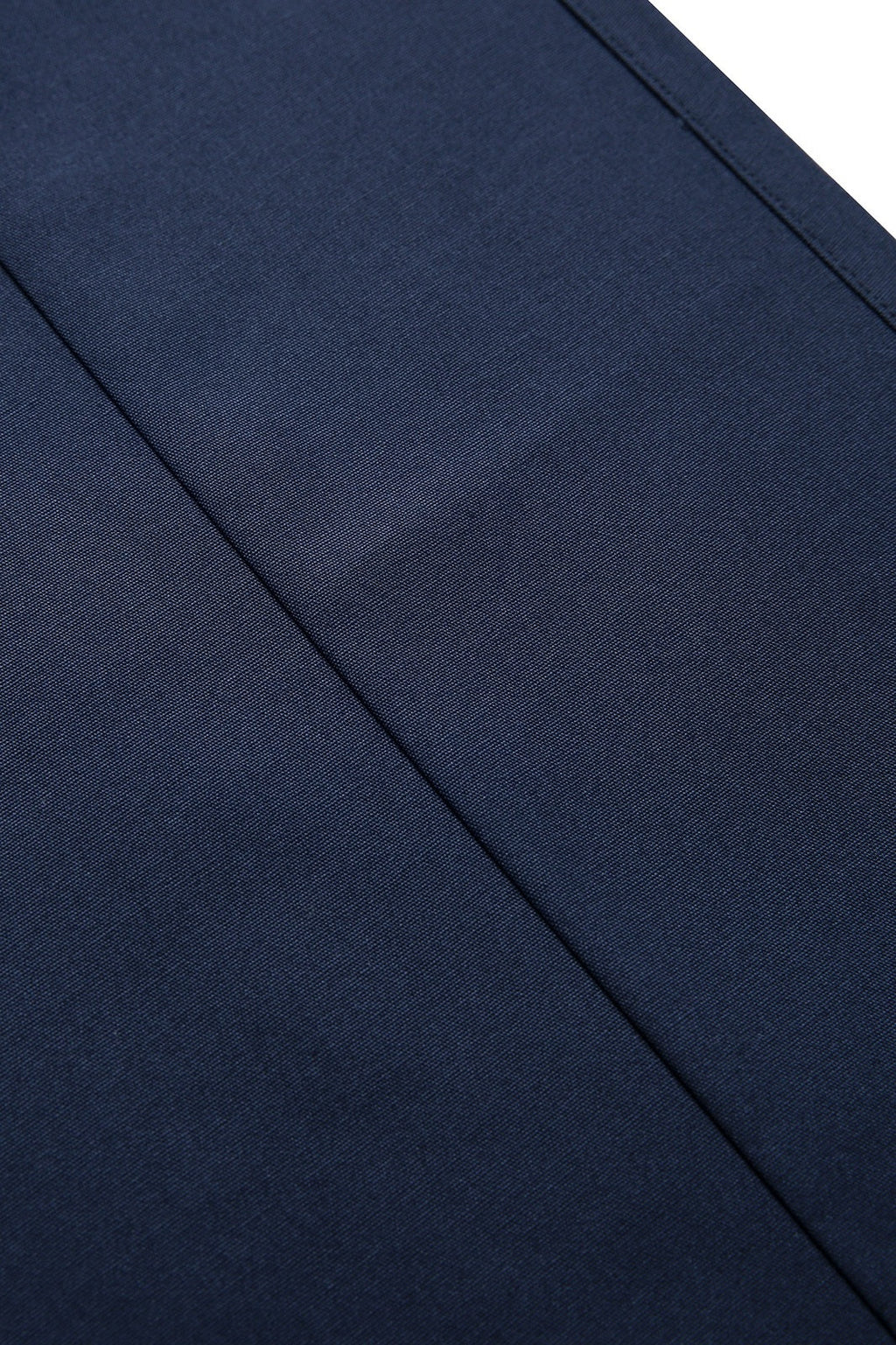 Short Waist Apron - 100% cotton canvas - Navy Blue - View
