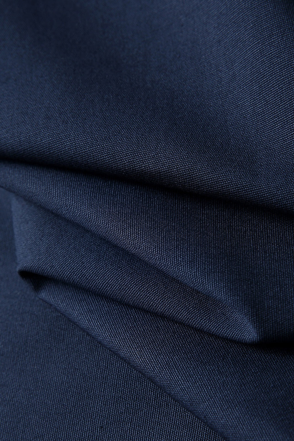 Short Waist Apron - 100% cotton canvas - Navy Blue - View