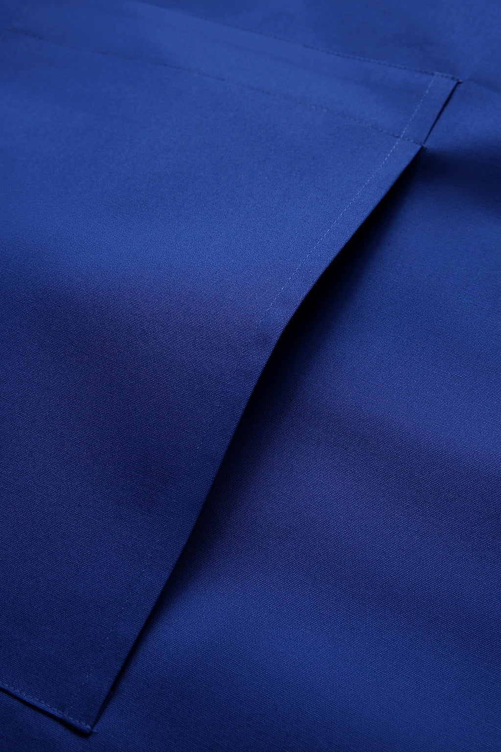 Short Waist Apron - 100% cotton canvas - Royal Blue - View